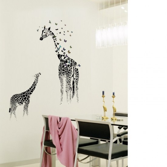 Sticker decorativ, Girafe, 130 cm, 747STK Sticker decorativ, Girafe, 130 cm, 747STK
