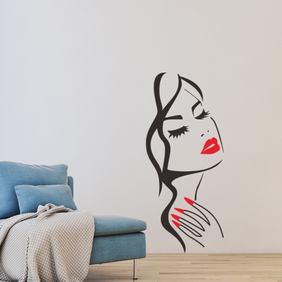 Sticker decorativ, Girl, 57 cm, 820STK Sticker decorativ, Girl, 57 cm, 820STK