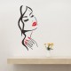 Sticker decorativ, Girl, 57 cm, 820STK Sticker decorativ, Girl, 57 cm, 820STK