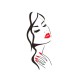 Sticker decorativ, Girl, 57 cm, 820STK Sticker decorativ, Girl, 57 cm, 820STK