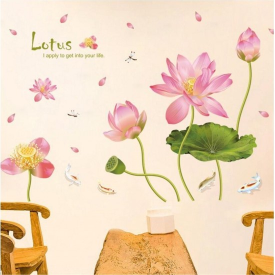 Sticker decorativ, Lotus, 140 cm, 774STK Sticker decorativ, Lotus, 140 cm, 774STK