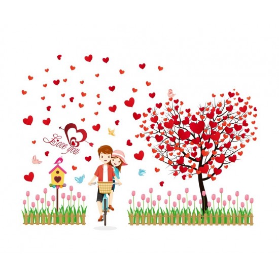 Sticker decorativ, Love you, 105 cm, 758STK Sticker decorativ, Love you, 105 cm, 758STK