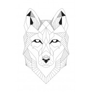 Sticker decorativ, Lup, 70 cm, 1071STK Sticker decorativ, Lup, 70 cm, 1071STK