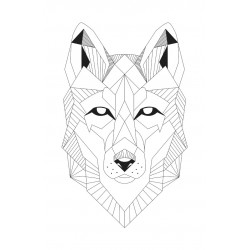 Sticker decorativ, Lup, 70 cm, 1071STK