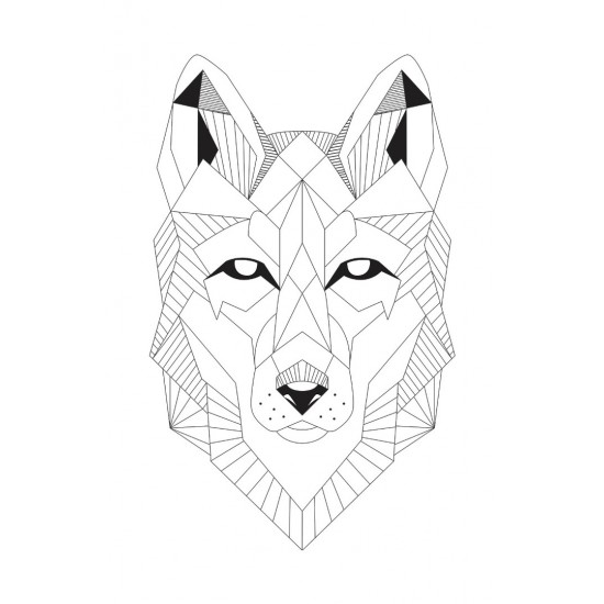 Sticker decorativ, Lup, 70 cm, 1071STK