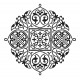 Sticker decorativ Mandala, 55 cm, 1082STK Sticker decorativ Mandala, 55 cm, 1082STK