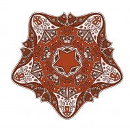 Sticker decorativ Mandala, Maro, 50 cm , 1060STK Sticker decorativ Mandala, Maro, 50 cm , 1060STK