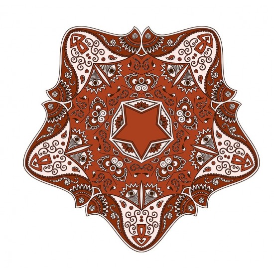 Sticker decorativ Mandala, Maro, 50 cm , 1060STK Sticker decorativ Mandala, Maro, 50 cm , 1060STK