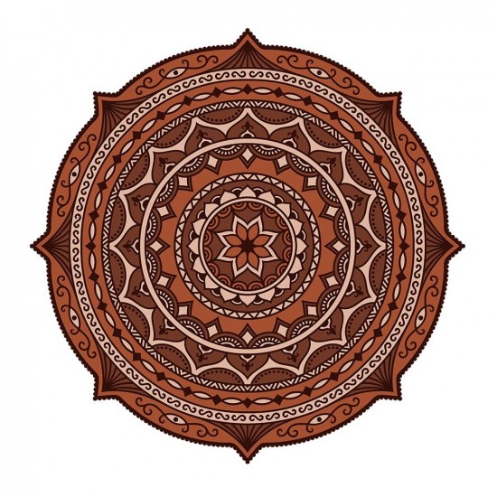 Sticker decorativ Mandala, Maro, 50 cm, 1069STK Sticker decorativ Mandala, Maro, 50 cm, 1069STK