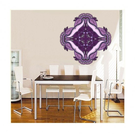 Sticker decorativ Mandala, Mov, 50 cm , 1063STK Sticker decorativ Mandala, Mov, 50 cm , 1063STK