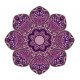 Sticker decorativ Mandala, Mov, 50 cm, 1068STK Sticker decorativ Mandala, Mov, 50 cm, 1068STK