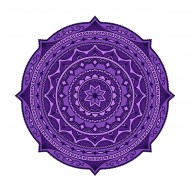 Sticker decorativ Mandala, Mov, 50 cm , 1070STK Sticker decorativ Mandala, Mov, 50 cm , 1070STK