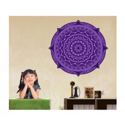 Sticker decorativ Mandala, Mov, 50 cm , 1070STK Sticker decorativ Mandala, Mov, 50 cm , 1070STK