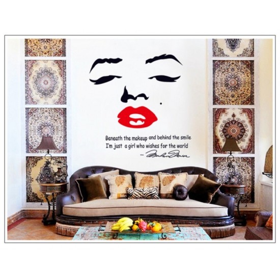 Sticker decorativ, Marilyn Monroe, 87 cm, 709STK Sticker decorativ, Marilyn Monroe, 87 cm, 709STK