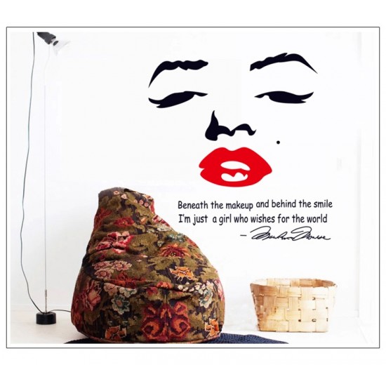 Sticker decorativ, Marilyn Monroe, 87 cm, 709STK Sticker decorativ, Marilyn Monroe, 87 cm, 709STK