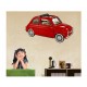 Sticker decorativ, Masina, 80 cm, 1003STK Sticker decorativ, Masina, 80 cm, 1003STK