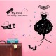 Sticker decorativ, Moda, My dress, 110 cm, 701STK