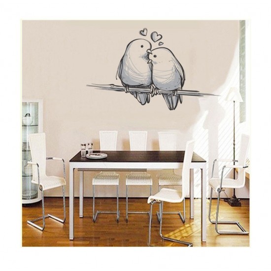 Sticker decorativ, Pasari, 55 cm, 1143STK Sticker decorativ, Pasari, 55 cm, 1143STK