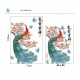 Sticker decorativ, Paun, 100 cm, 749STK Sticker decorativ, Paun, 100 cm, 749STK