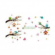 Sticker decorativ, Ramurele cu animale, 160 cm, 770STK Sticker decorativ, Ramurele cu animale, 160 cm, 770STK