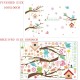 Sticker decorativ, Ramurele cu animale, 160 cm, 770STK Sticker decorativ, Ramurele cu animale, 160 cm, 770STK