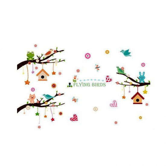 Sticker decorativ, Ramurele cu animale, 160 cm, 770STK Sticker decorativ, Ramurele cu animale, 160 cm, 770STK