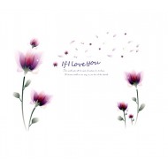 Sticker decorativ, Romantic Flowers, 155 cm, 763STK Sticker decorativ, Romantic Flowers, 155 cm, 763STK