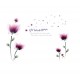 Sticker decorativ, Romantic Flowers, 155 cm, 763STK Sticker decorativ, Romantic Flowers, 155 cm, 763STK