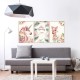 Sticker decorativ, Tablou flamingo, 93 cm, 791STK Sticker decorativ, Tablou flamingo, 93 cm, 791STK