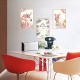 Sticker decorativ, Tablou flamingo, 93 cm, 791STK Sticker decorativ, Tablou flamingo, 93 cm, 791STK