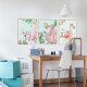 Sticker decorativ, Tablou flamingo, 93 cm, 806STK Sticker decorativ, Tablou flamingo, 93 cm, 806STK