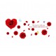 Sticker decorativ, Trandafiri, 160 cm, 735STK