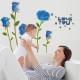Sticker decorativ, Trandafiri albastrii, 100 cm, 817STK Sticker decorativ, Trandafiri albastrii, 100 cm, 817STK