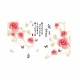 Sticker decorativ, Trandafiri cu fluturi, 160 cm, 753STK Sticker decorativ, Trandafiri cu fluturi, 160 cm, 753STK