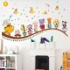 Sticker decorativ, Trenulet cu animale, 130 cm, 800STK Sticker decorativ, Trenulet cu animale, 130 cm, 800STK