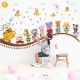 Sticker decorativ, Trenulet cu animale, 130 cm, 800STK Sticker decorativ, Trenulet cu animale, 130 cm, 800STK