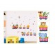 Sticker decorativ, Trenulet cu animale, 158 cm, 716STK Sticker decorativ, Trenulet cu animale, 158 cm, 716STK