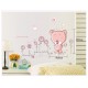 Sticker decorativ, Ursulet, Love you every day, 100 cm, 713STK Sticker decorativ, Ursulet, Love you every day, 100 cm, 713STK