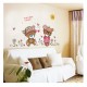 Sticker decorativ, Ursuleti, Flori, 110 cm, 724STK Sticker decorativ, Ursuleti, Flori, 110 cm, 724STK