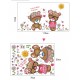 Sticker decorativ, Ursuleti, Flori, 110 cm, 724STK Sticker decorativ, Ursuleti, Flori, 110 cm, 724STK