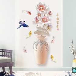 Sticker decorativ, Vaza cu flori, 120 cm, 762STK Sticker decorativ, Vaza cu flori, 120 cm, 762STK