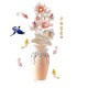 Sticker decorativ, Vaza cu flori, 120 cm, 762STK Sticker decorativ, Vaza cu flori, 120 cm, 762STK