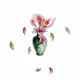 Sticker decorativ, Vaza cu flori, 65 cm, 814STK Sticker decorativ, Vaza cu flori, 65 cm, 814STK
