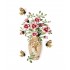 Sticker decorativ, Vaza cu flori, 67 cm, 812STK