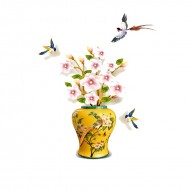 Sticker decorativ, Vaza cu flori, 74 cm, 813STK Sticker decorativ, Vaza cu flori, 74 cm, 813STK