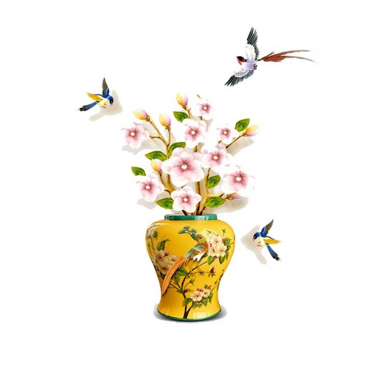 Sticker decorativ, Vaza cu flori, 74 cm, 813STK Sticker decorativ, Vaza cu flori, 74 cm, 813STK