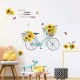 Sticker decorativ cu Bicicleta si flori, 120 cm, 1132STK Sticker decorativ cu Bicicleta si flori, 120 cm, 1132STK