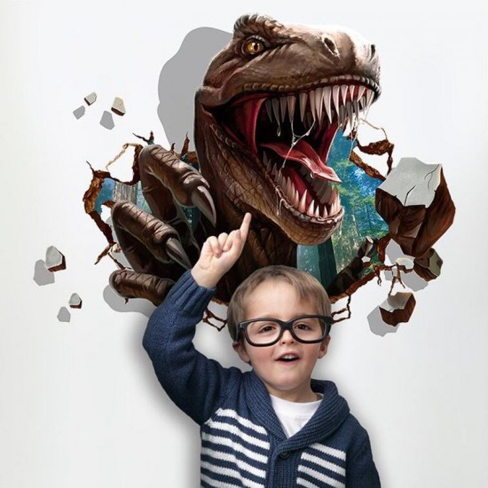 Sticker decorativ cu Dinozaur, 95 cm, 777STK Sticker decorativ cu Dinozaur, 95 cm, 777STK