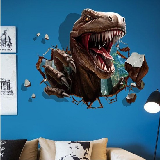 Sticker decorativ cu Dinozaur, 95 cm, 777STK Sticker decorativ cu Dinozaur, 95 cm, 777STK