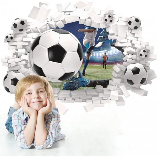 Sticker decorativ cu Fotbal, 70 cm, 1129STK Sticker decorativ cu Fotbal, 70 cm, 1129STK